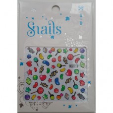  Stickers Snail Candy Blast